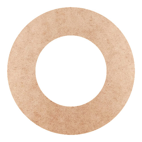 Recorte Moldura Circular 18 cm Borda 4 cm / MDF 3mm