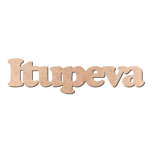 Recorte Itupeva Cooper Black / MDF 3mm