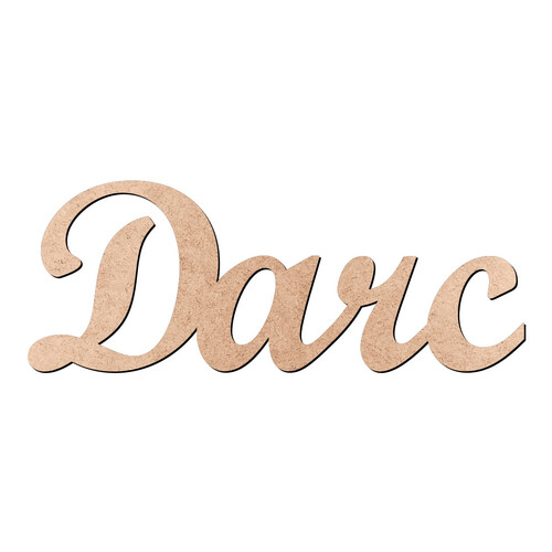 Recorte Darc Script Mt Std / MDF 3mm