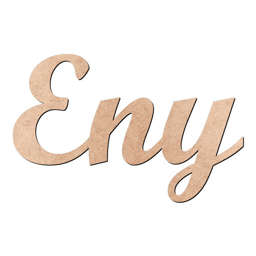 Recorte Eny Script Mt Std / MDF 3mm