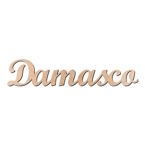 Recorte Damasco Script Mt Std / MDF 3mm