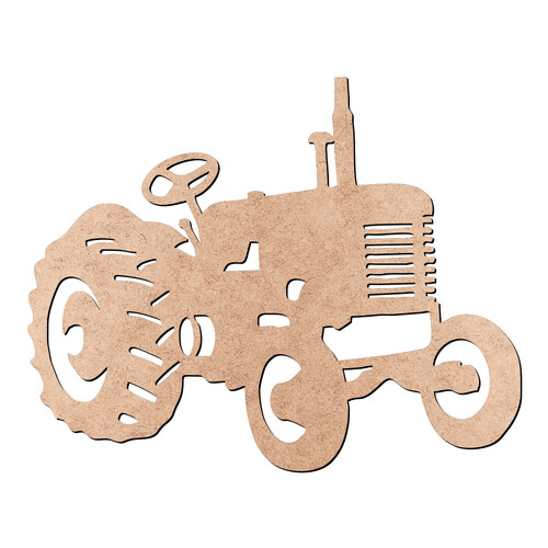 Recorte Trator Antigo / MDF 3mm