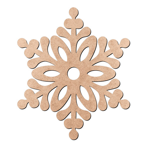 Recorte Floco de Neve / MDF 3mm