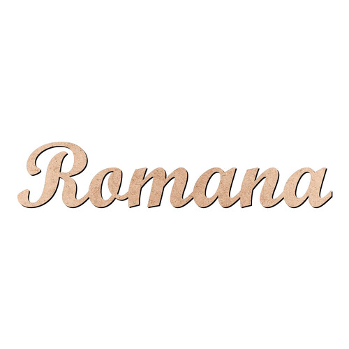 Recorte Romana Script Mt Std / MDF 3mm