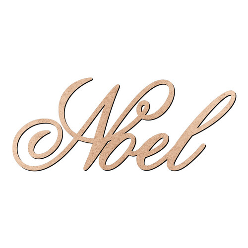 Recorte Noel Old Script / MDF 3mm