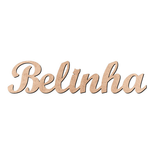Recorte Belinha Script Mt Std / MDF 3mm