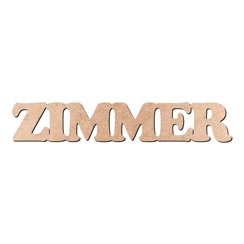 Recorte ZIMMER Cooper Black / MDF 3mm