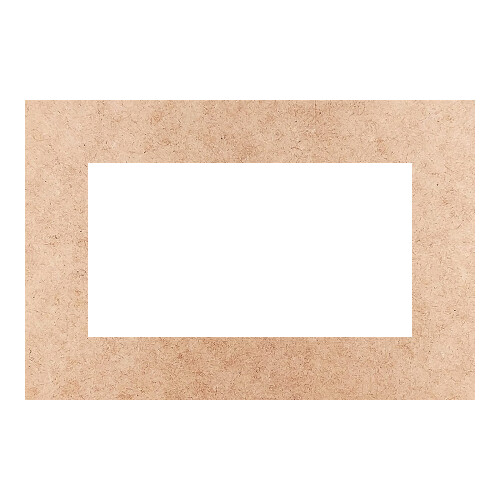 Recorte Moldura Ret 38 x 57 cm Borda 8 cm / MDF 3mm