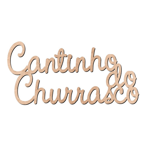 Recorte Cantinho do Churrasco / MDF 3mm