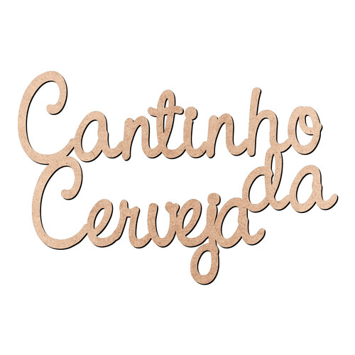 Recorte Cantinho da Cerveja / MDF 3mm