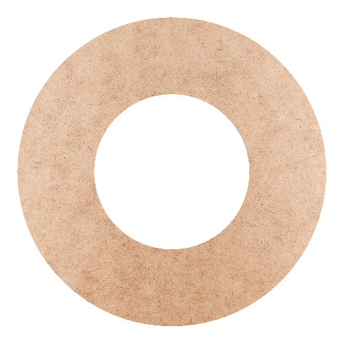 Recorte Moldura Circular 4 cm Borda 1 cm / MDF 3mm