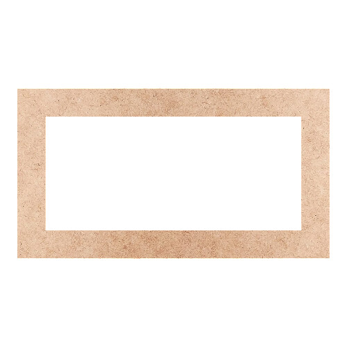 Recorte Moldura Ret 30 x 55 cm Borda 5 cm / MDF 3mm