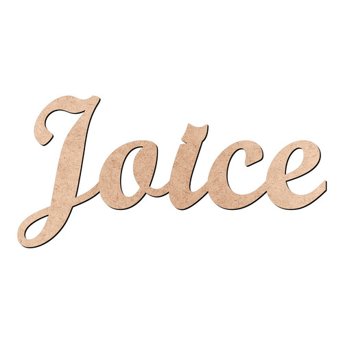 Recorte Joice Script Mt Std / MDF 3mm