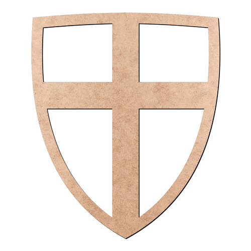 Recorte Escudo Vazado / MDF 3mm