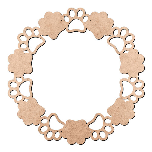 Recorte Guirlanda Pet Patinhas / MDF 3mm
