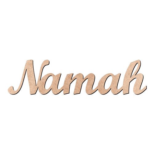 Recorte Namah Script Mt Std / MDF 3mm