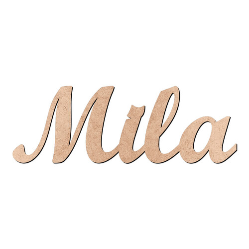 Recorte Mila Script Mt Std / MDF 3mm