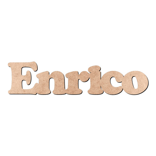Recorte Enrico Cooper Black / MDF 3mm