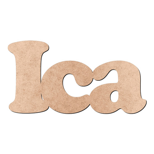 Recorte Ica Cooper Black / MDF 3mm