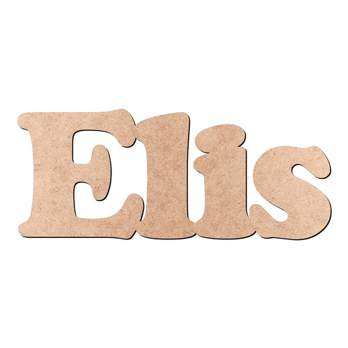 Recorte Elis Cooper Black / MDF 3mm
