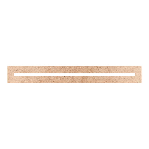 Recorte Moldura Ret 5 x 40 cm Borda 2 cm / MDF 3mm