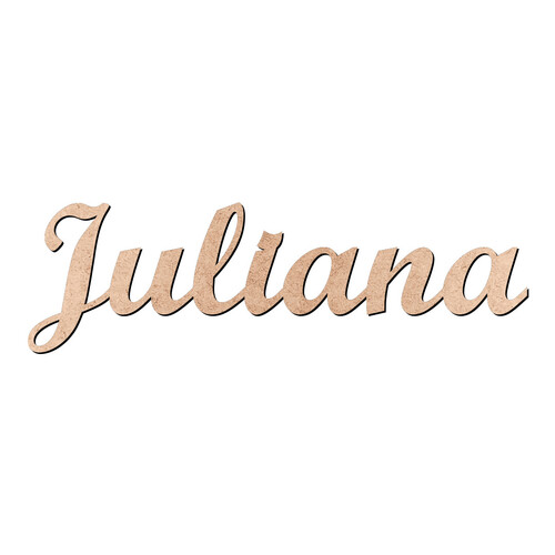 Recorte Juliana Script Mt Std / MDF 3mm