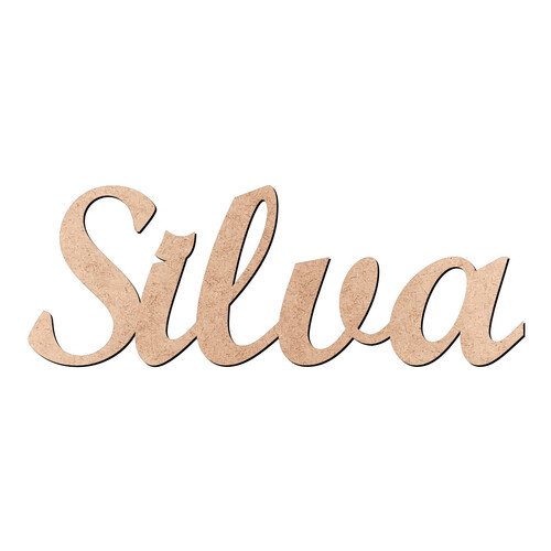Recorte Silva Script Mt Std / MDF 3mm