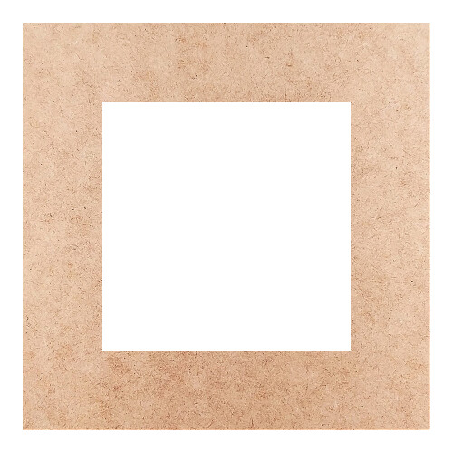 Recorte Moldura Quadrada 46 cm Borda 9 cm / MDF 3mm
