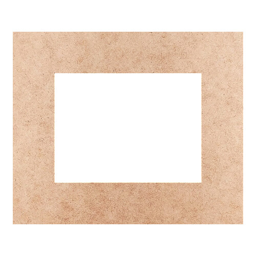 Recorte Moldura Ret 46 x 55 cm Borda 10 cm / MDF 3mm