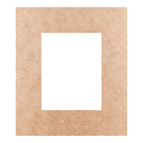 Recorte Moldura Ret 30 x 26 cm Borda 6 cm / MDF 3mm