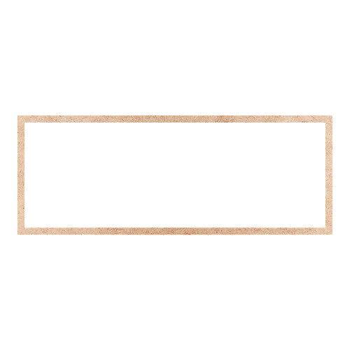 Recorte Moldura Ret 32 x 84 cm Borda 2 cm / MDF 3mm
