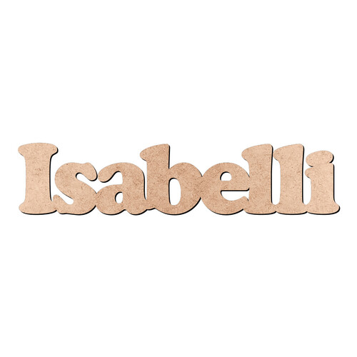 Recorte Isabelli Cooper Black / MDF 3mm