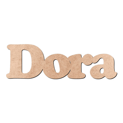 Recorte Dora Cooper Black / MDF 3mm