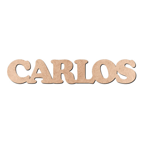 Recorte CARLOS Cooper Black / MDF 3mm