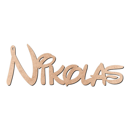 Recorte Nikolas Disney / MDF 3mm