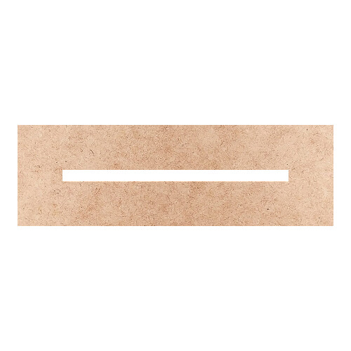 Recorte Moldura Ret 9 x 28 cm Borda 4 cm / MDF 3mm