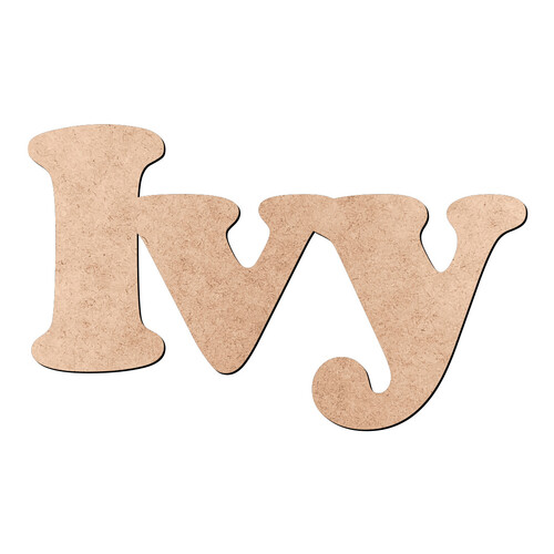Recorte Ivy Cooper Black / MDF 3mm