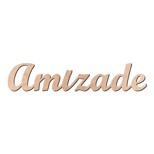 Recorte Amizade Script Mt Std / MDF 3mm