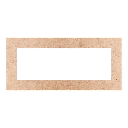 Recorte Moldura Ret 46 x 100 cm Borda 9 cm / MDF 3mm
