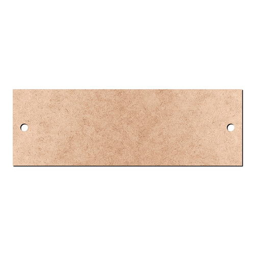 Recorte Placa Retangular Furada / MDF 3mm