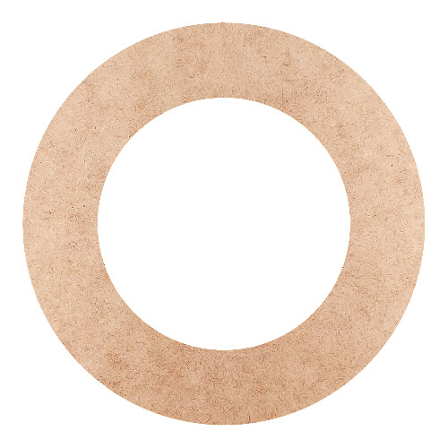 Recorte Moldura Circular 16 cm Borda 3 cm / MDF 3mm