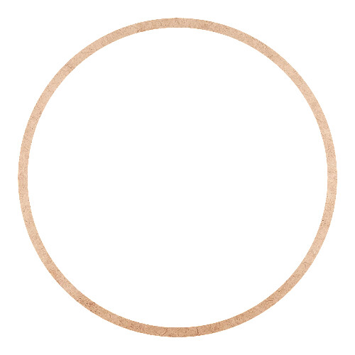 Recorte Moldura Circular 32 cm Borda 1 cm / MDF 3mm