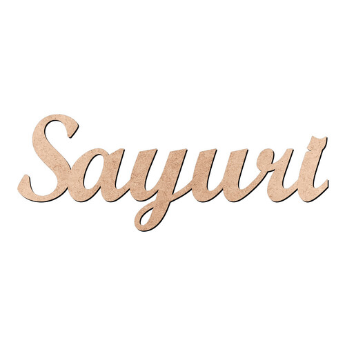 Recorte Sayuri Script Mt Std / MDF 3mm