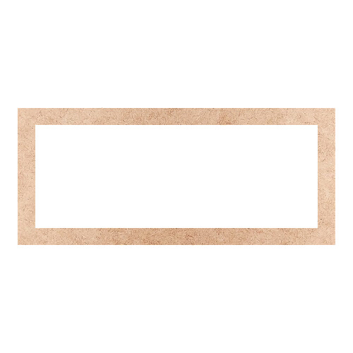 Recorte Moldura Ret 39 x 90 cm Borda 5 cm / MDF 3mm