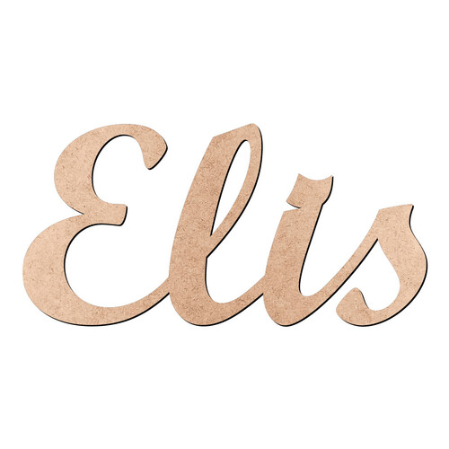 Recorte Elis Script Mt Std / MDF 3mm