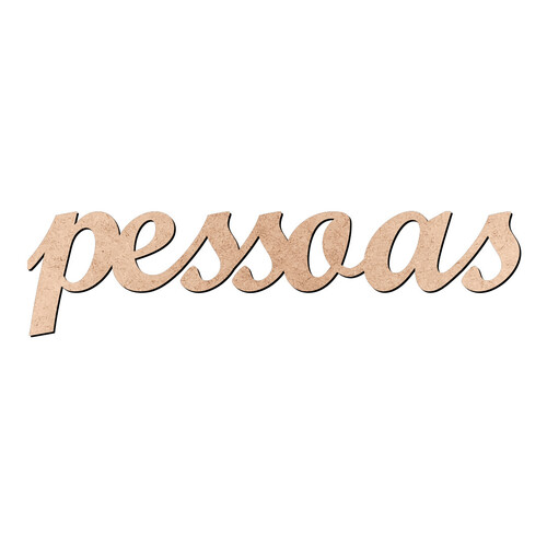Recorte pessoas Script Mt Std / MDF 3mm