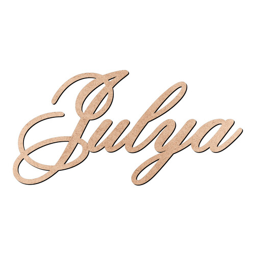 Recorte Julya Old Script / MDF 3mm