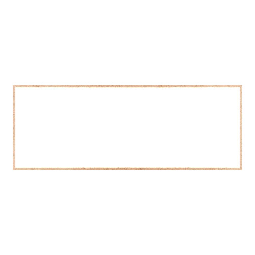 Recorte Moldura Ret 34 x 92 cm Borda 1 cm / MDF 3mm