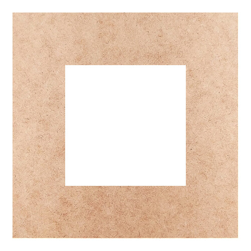 Recorte Moldura Quad 7,5 cm Borda 1,75 cm / MDF 3mm