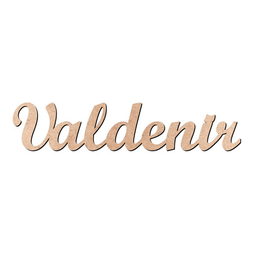 Recorte Valdenir Script Mt Std / MDF 3mm